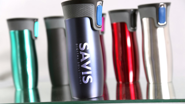 Thermobecher aus Edelstahl mit großer Laserkennzeichnung
Image